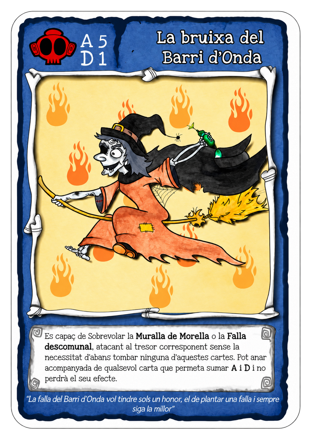 Carta La Bruixa del Barri d'Onda